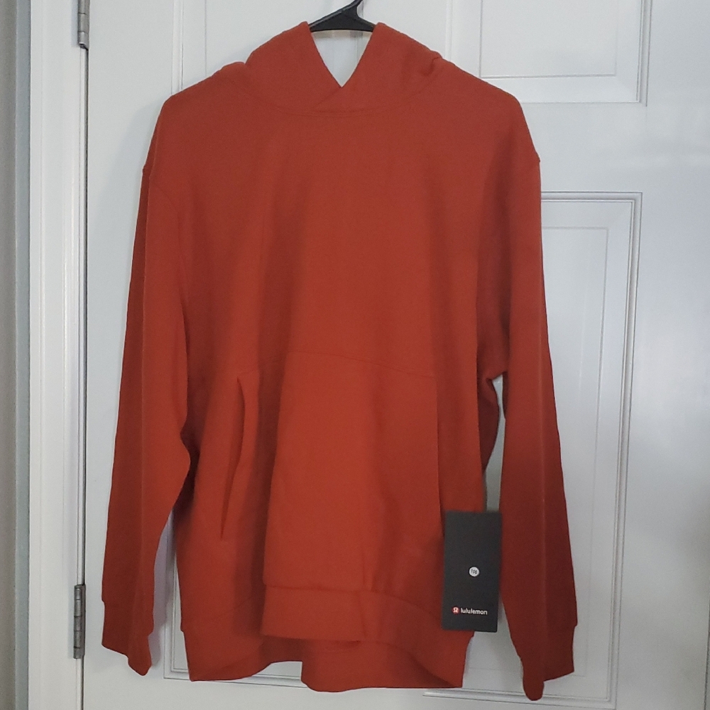 NWT Lululemon Steady State Pullover Men's M Hoodie Autumn Rust